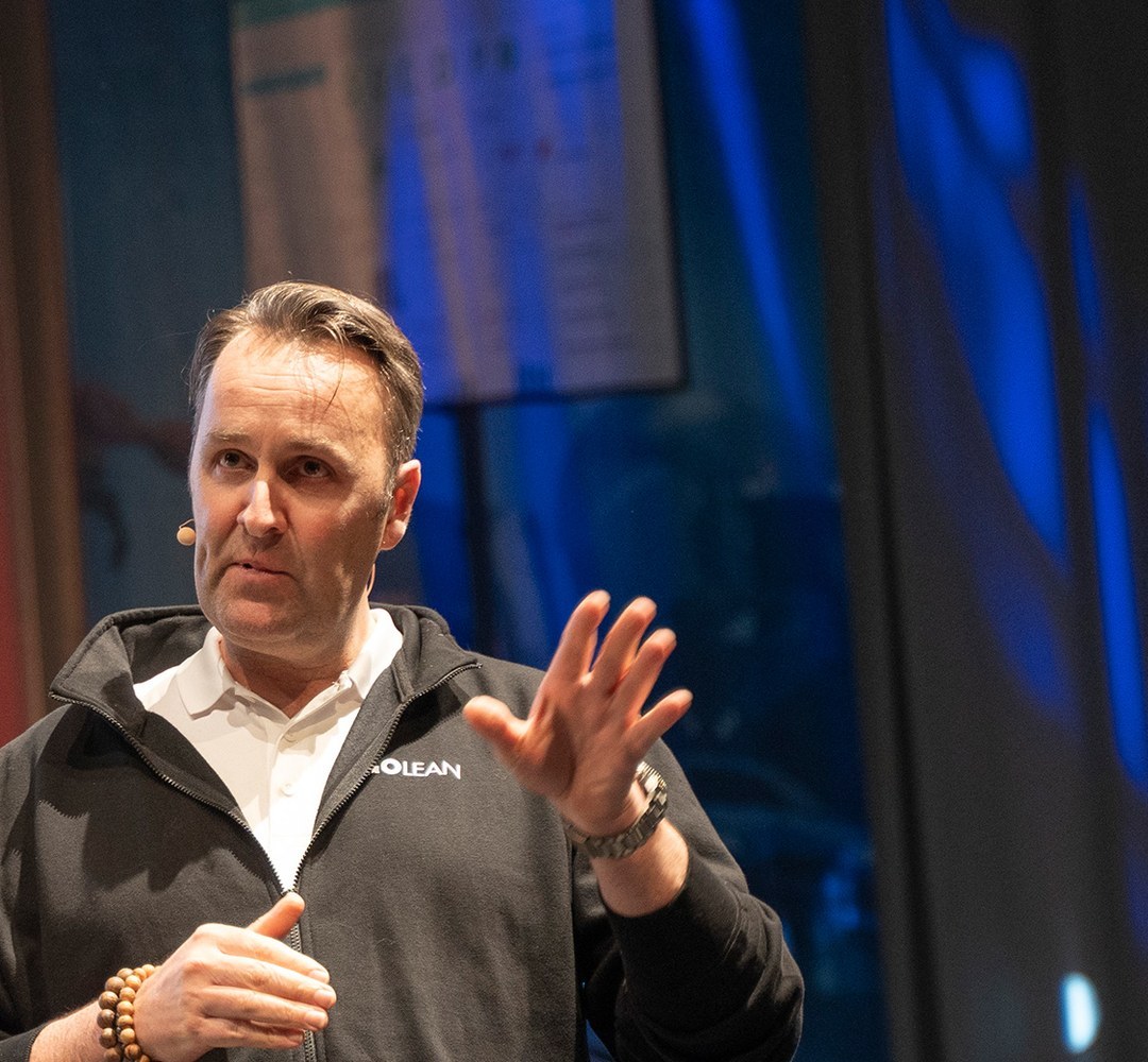 Guido Metz auf der Bühne – Keynote